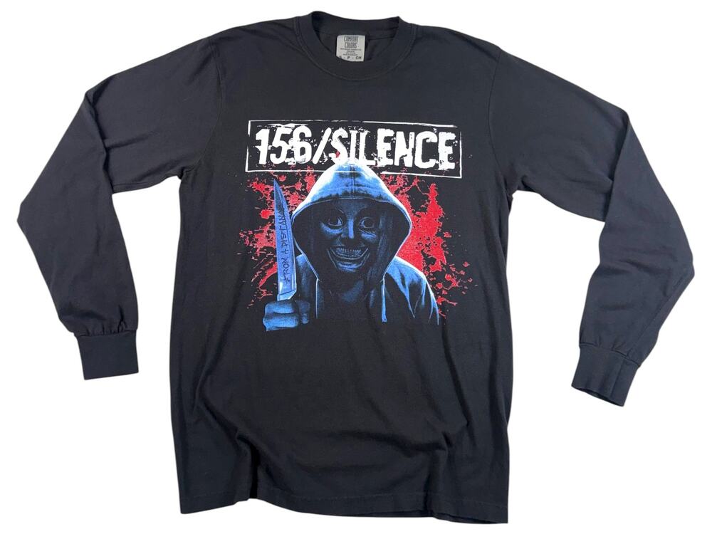156 Silence T-Shirt Men's Small Long Sleeve Familiar With Vengance NWOT